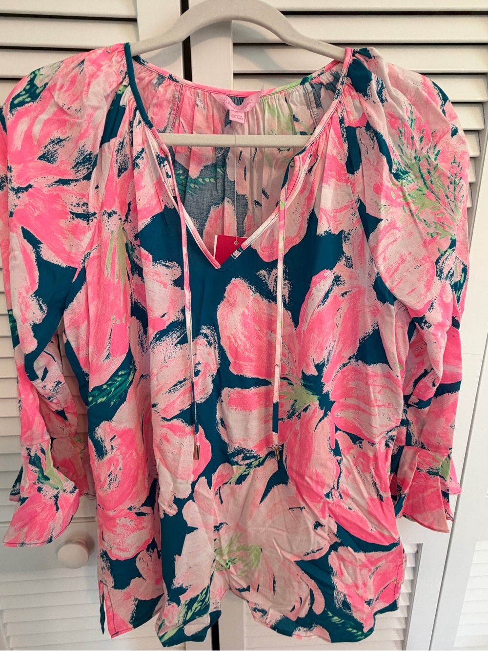 Lilly Pulitzer Flounce Sleeve Top